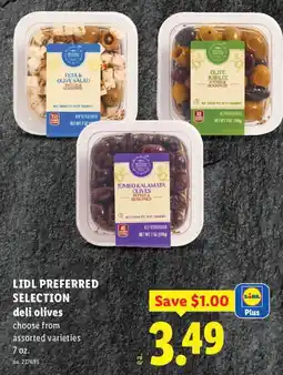 Lidl Lidl preferred selection deli olives offer
