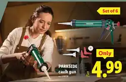 Lidl Parkside caulk gun offer