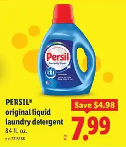 Lidl Persil original liquid laundry detergent offer