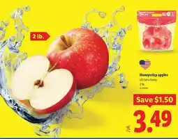 Lidl Honeycrisp apples offer