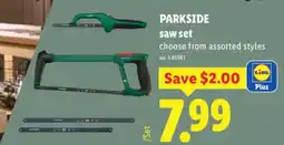 Lidl Parkside saw set offer