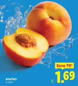 Lidl peaches offer