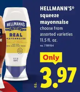 Lidl Hellmann's squeeze mayonnaise offer