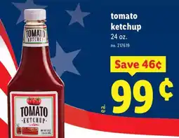 Lidl Tomato Ketchup offer