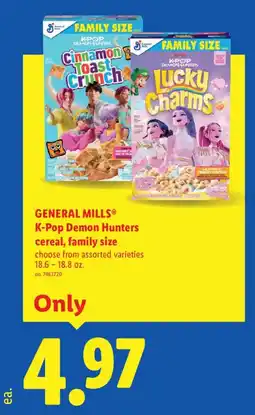 Lidl General Mills K-Pop Demon Hunters cereal offer