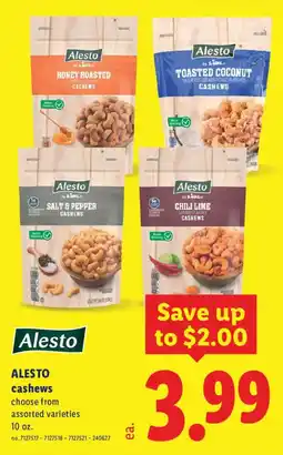 Lidl Alesto cashews offer