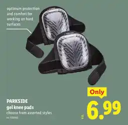 Lidl Parkside gel knee pads offer