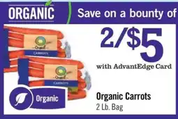 Price Chopper Organic Carrots offer