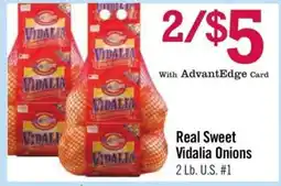 Price Chopper Real Sweet Vidalia Onions offer
