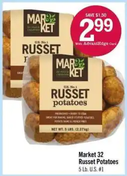 Price Chopper Market 32 Russet Potatoes offer