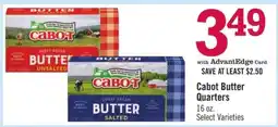 Price Chopper Cabot Butter Quarters offer