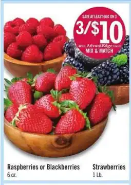 Price Chopper Strawberries offer