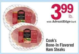 Price Chopper Cook's Bone-In Flavored Ham Steaks offer
