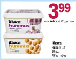 Price Chopper Ithaca Hummus offer