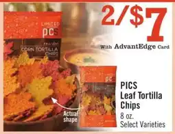 Price Chopper PICS Leaf Tortilla Chips offer