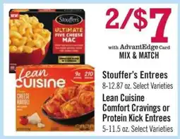 Price Chopper Stouffer's Entrées offer