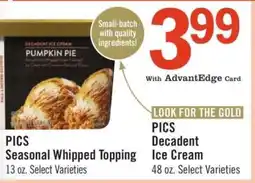 Price Chopper PICS Decadent Ice Cream offer