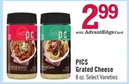 Price Chopper PICS Grated Cheese offer
