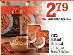 Price Chopper PICS Instant Oatmeal offer
