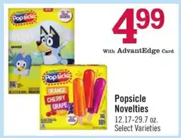 Price Chopper Popsicle Novelties offer