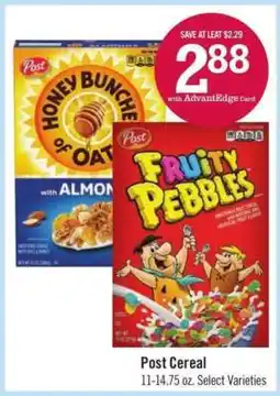 Price Chopper Post Cereal offer
