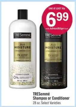 Price Chopper Tresemme Shampoo or Conditioner offer