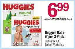 Price Chopper Huggies Baby Wipes 3 Pack offer