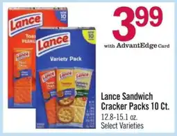 Price Chopper Lance Sandwich Cracker Packs 10 Ct offer
