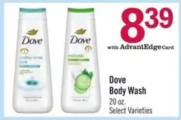 Price Chopper Dove Body Wash offer