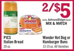 Price Chopper PICS Italian Bread offer
