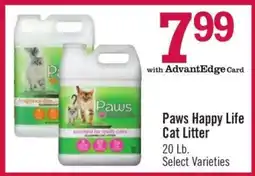 Price Chopper Paws Happy Life Cat Litter offer