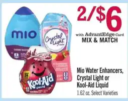 Price Chopper Mio Water Enhancers, Crystal Light or Kool-Aid Liquid offer