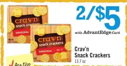 Price Chopper Crav’n Snack Crackers offer