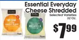 Supremo Foods Inc Essential Everyday Cheese Shredded offer