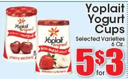 Supremo Foods Inc Yoplait Yogurt Cups offer