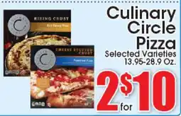 Supremo Foods Inc Culinary Circle Pizza offer