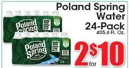 Supremo Foods Inc Poland Spring Water offer