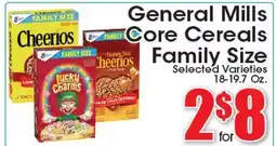 Supremo Foods Inc General Mills Core Cereals Family Size offer