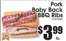 Supremo Foods Inc Pork Baby Back BBQ Ribs offer