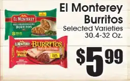Supremo Foods Inc El Monterey Burritos offer