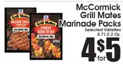 Supremo Foods Inc McCormick Grill Mates Marinade Packs offer