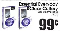Supremo Foods Inc Essential Everyday Clear Cutlery offer