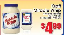 Supremo Foods Inc Kraft Miracle Whip offer
