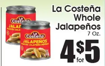 Supremo Foods Inc La Costeña Whole Jalapeños offer