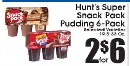 Supremo Foods Inc Hunt's Super Snack Pack Pudding 6-Pack offer