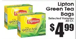 Supremo Foods Inc Lipton Green Tea Bags offer