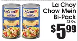 Supremo Foods Inc La Choy Chow Mein Bi-Pack offer