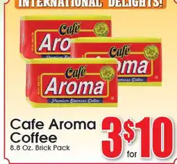Supremo Foods Inc Cafe Aroma Coffee offer