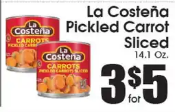 Supremo Foods Inc La Costeña Pickled Carrot Sliced offer