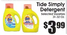 Supremo Foods Inc Tide Simply Detergent offer